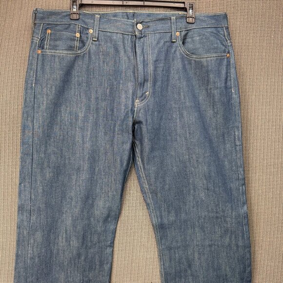 Levis 569 Mens W40 L30 Blue Loose Straight Fit Jeans Denim Cotton - Picture 9 of 9